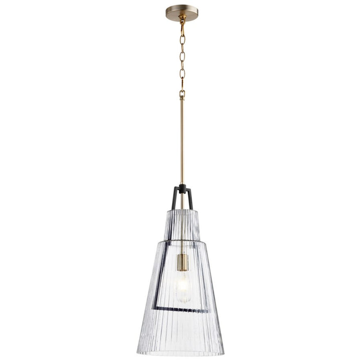 Cyan Design  10970 Pendant Light - Noir / Aged Brass