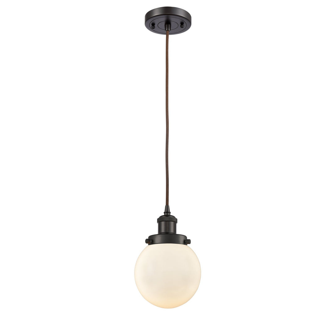 Innovations Ballston Urban 916-1P-OB-G201-6-LED Pendant Light - Oil Rubbed Bronze