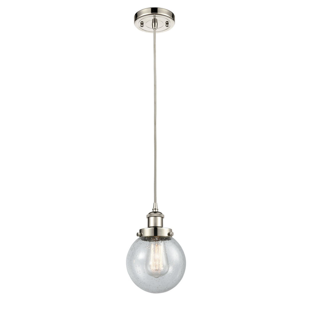 Innovations Ballston Urban 916-1P-PN-G204-6-LED Pendant Light - Polished Nickel