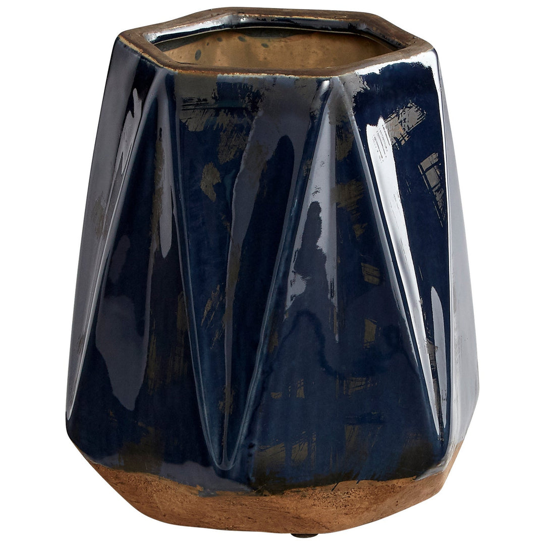 Cyan 11049 Vases & Planters - Blue