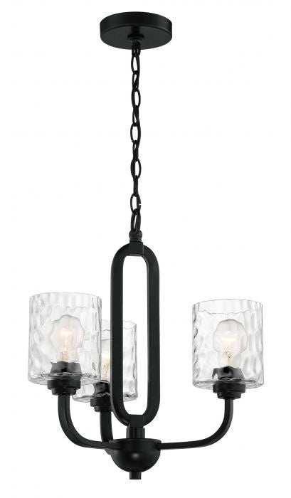 Craftmade Collins 54223-FB Chandelier Light - Flat Black