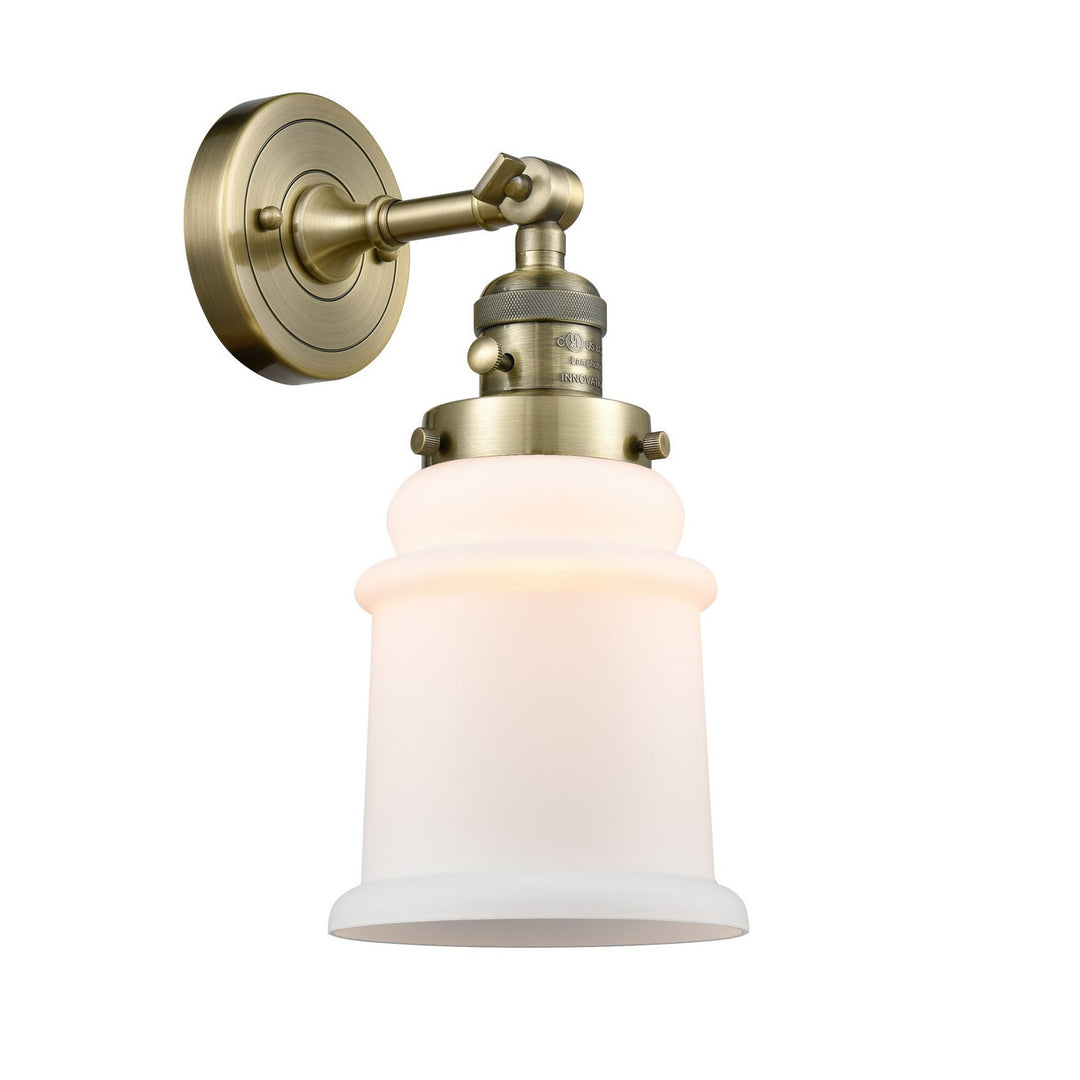 Innovations Franklin Restoration 203SW-AB-G181-LED Wall Sconce Light - Antique Brass