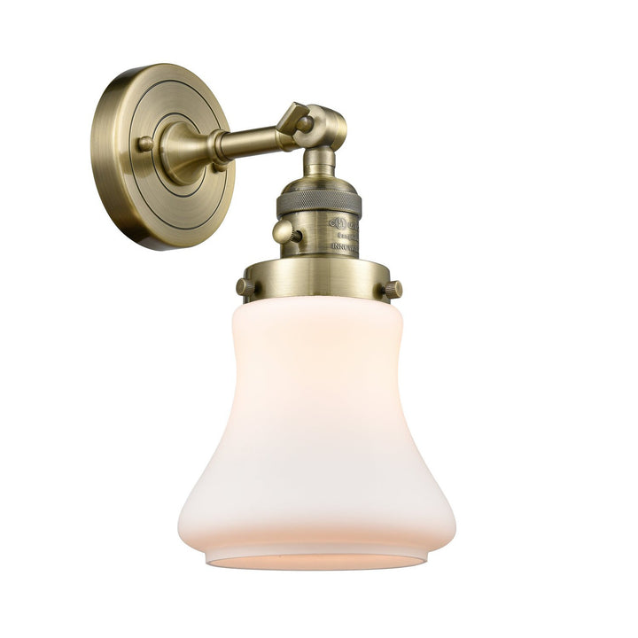Innovations Franklin Restoration 203SW-AB-G191-LED Wall Sconce Light - Antique Brass