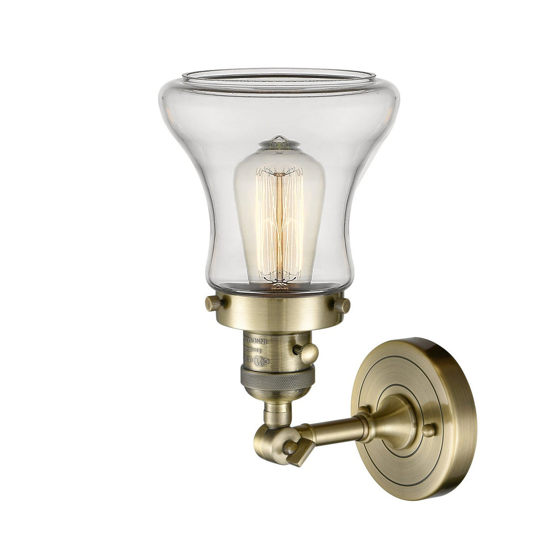 Innovations Franklin Restoration 203SW-AB-G192-LED Wall Sconce Light - Antique Brass