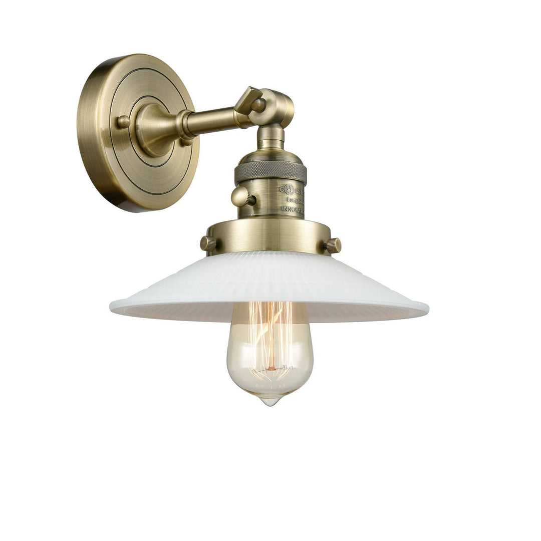 Innovations Franklin Restoration 203SW-AB-G1-LED Wall Sconce Light - Antique Brass