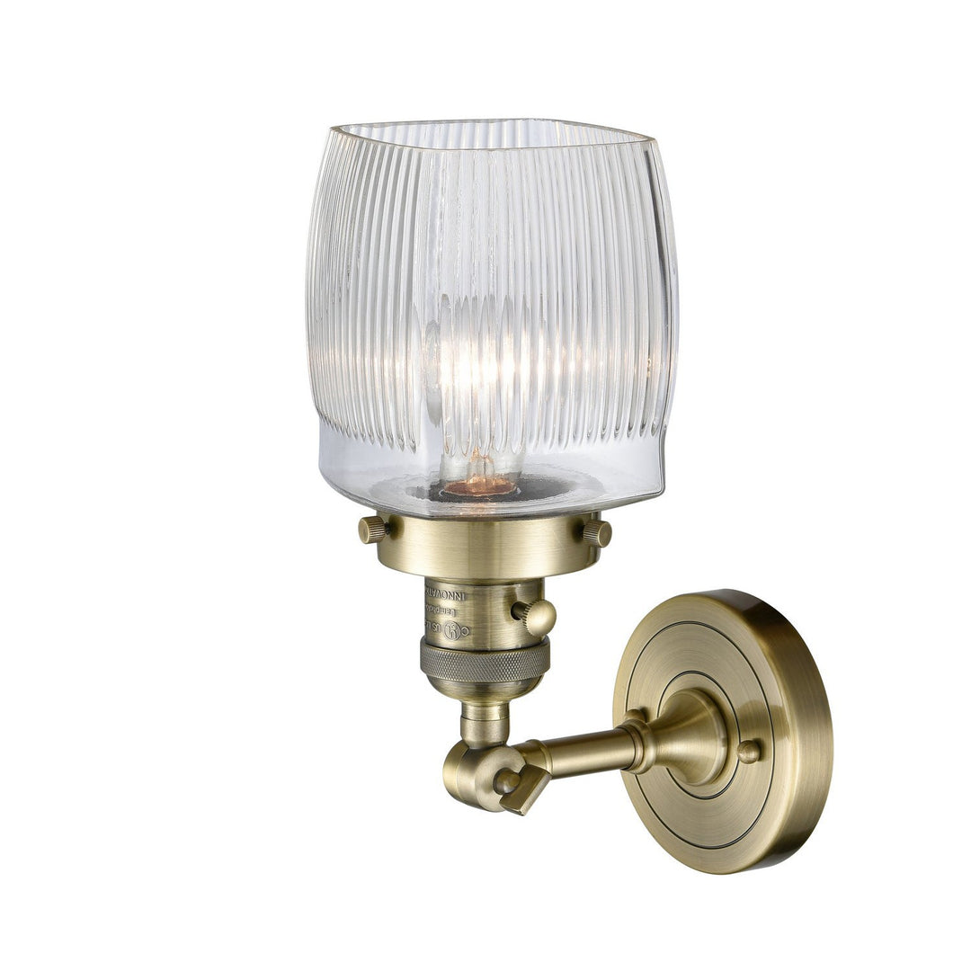 Innovations Franklin Restoration 203SW-AB-G302-LED Wall Sconce Light - Antique Brass