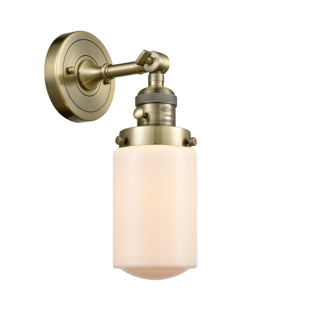 Innovations Franklin Restoration 203SW-AB-G311 Wall Sconce Light - Antique Brass