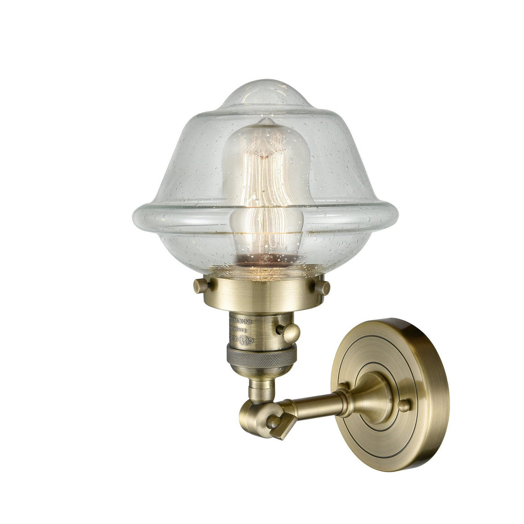 Innovations Franklin Restoration 203SW-AB-G534 Wall Sconce Light - Antique Brass