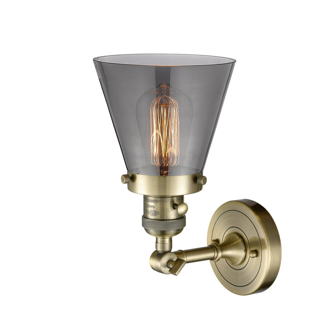 Innovations Franklin Restoration 203SW-AB-G63 Wall Sconce Light - Antique Brass