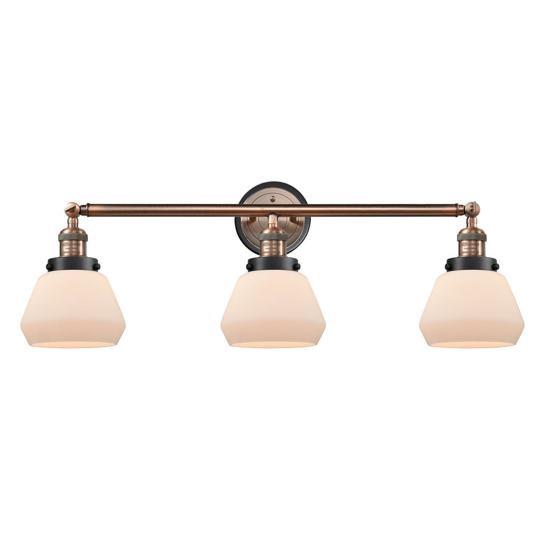 Innovations Franklin Restoration 205AC-BPBK-HRBK-G171 Bath Vanity Light 30 in. wide - Antique Copper