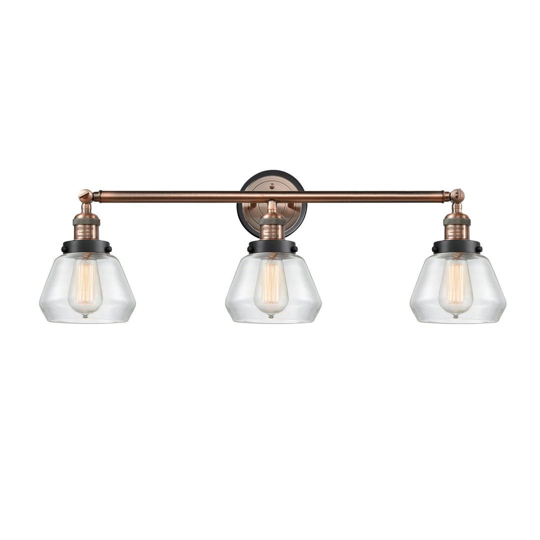 Innovations Franklin Restoration 205AC-BPBK-HRBK-G172 Bath Vanity Light 30 in. wide - Antique Copper