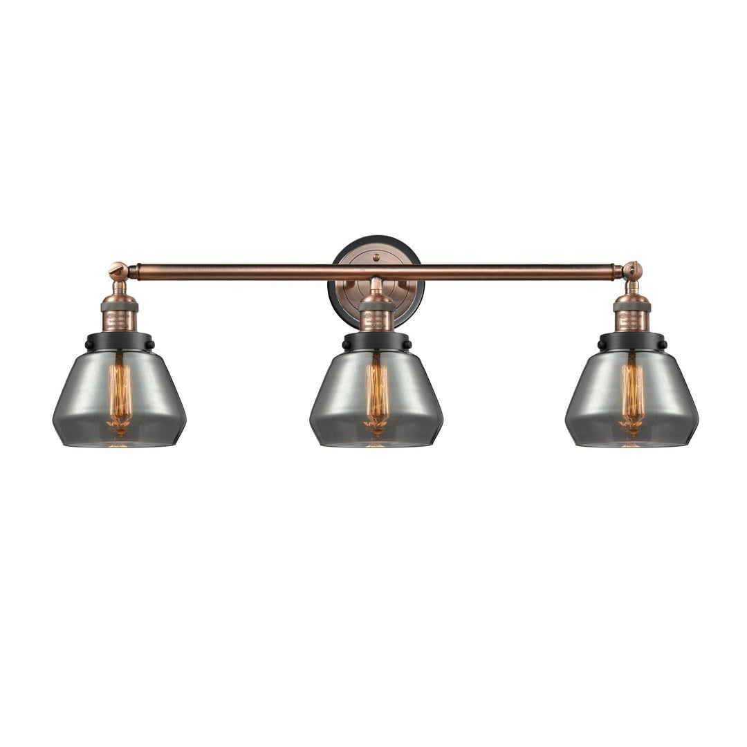 Innovations Franklin Restoration 205AC-BPBK-HRBK-G173 Bath Vanity Light 30 in. wide - Antique Copper