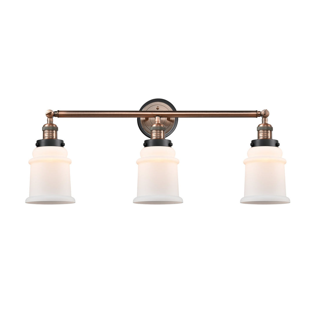 Innovations Franklin Restoration 205AC-BPBK-HRBK-G181 Bath Vanity Light 30 in. wide - Antique Copper
