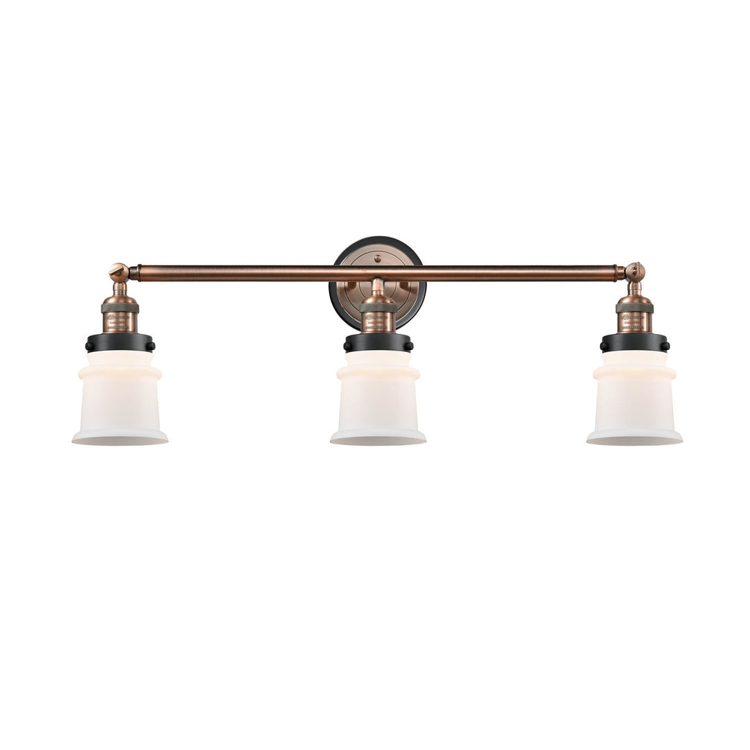 Innovations Franklin Restoration 205AC-BPBK-HRBK-G181S Bath Vanity Light 30 in. wide - Antique Copper