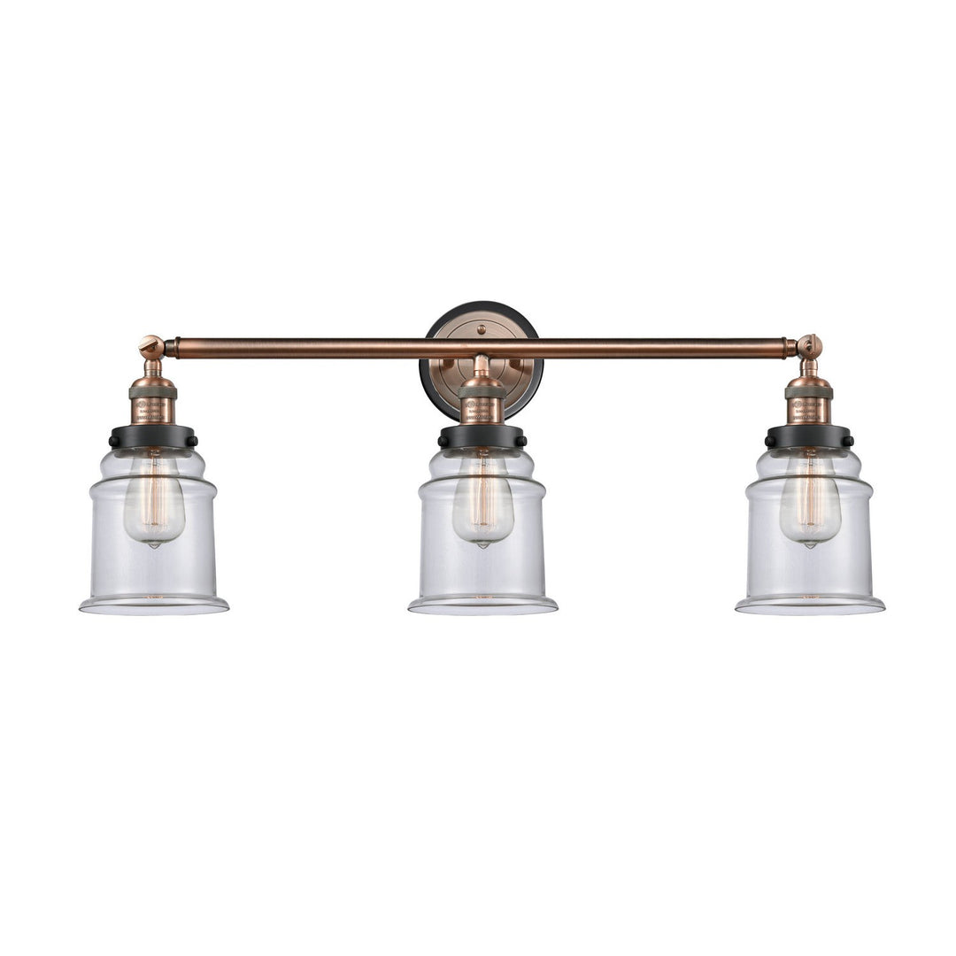 Innovations Franklin Restoration 205AC-BPBK-HRBK-G182 Bath Vanity Light 30 in. wide - Antique Copper