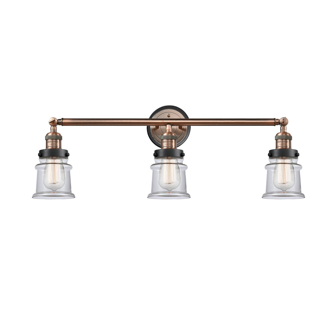 Innovations Franklin Restoration 205AC-BPBK-HRBK-G182S Bath Vanity Light 30 in. wide - Antique Copper