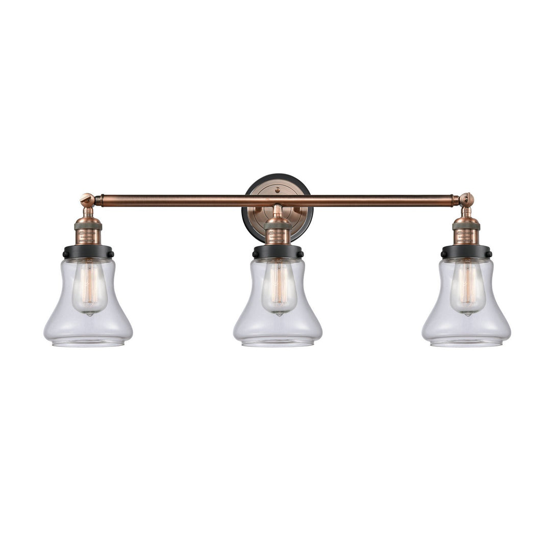 Innovations Franklin Restoration 205AC-BPBK-HRBK-G192 Bath Vanity Light 30 in. wide - Antique Copper