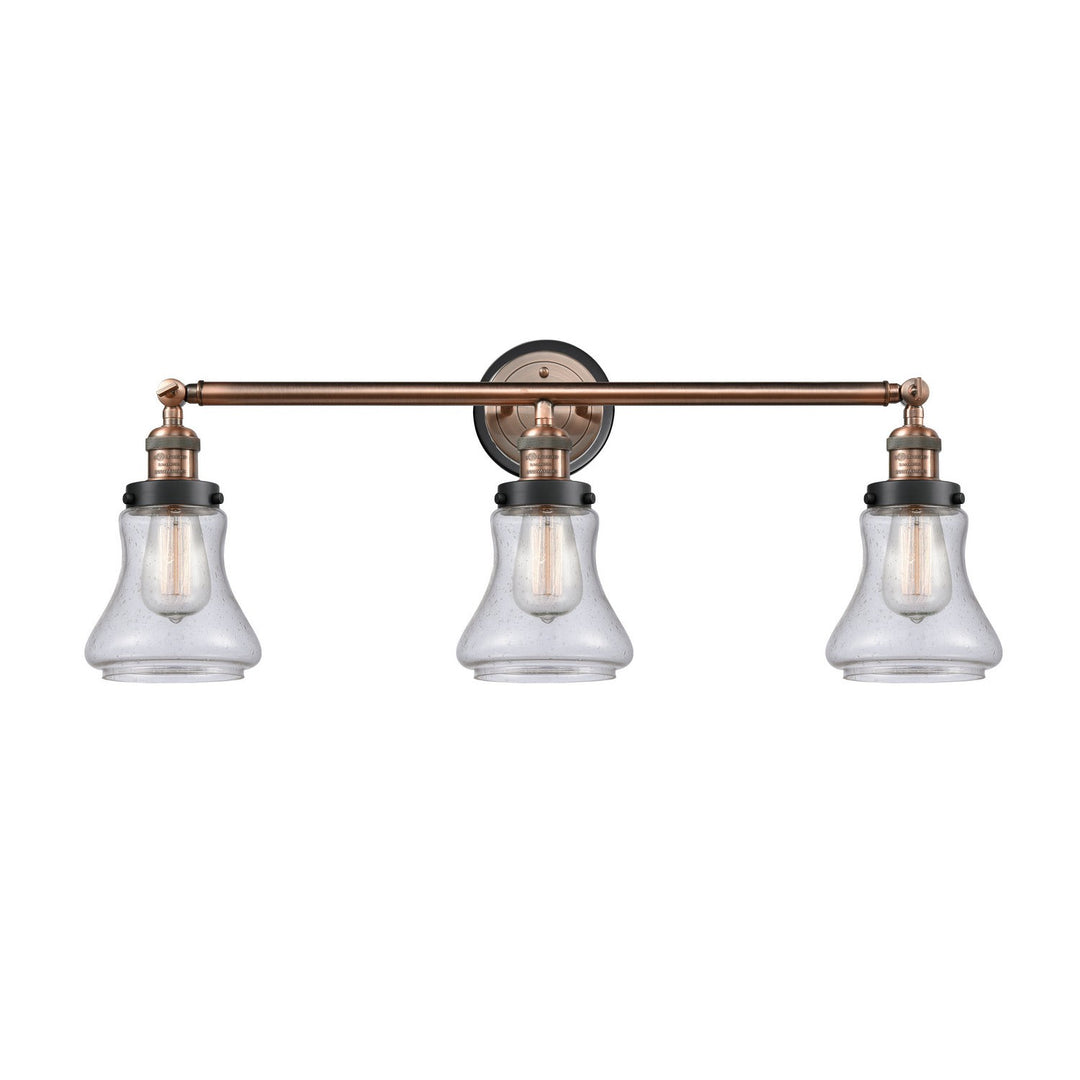 Innovations Franklin Restoration 205AC-BPBK-HRBK-G194 Bath Vanity Light 30 in. wide - Antique Copper