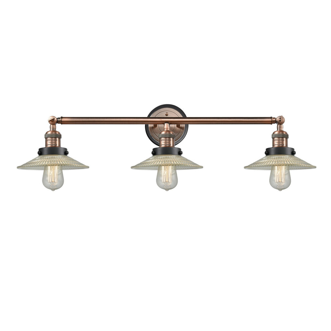 Innovations Franklin Restoration 205AC-BPBK-HRBK-G2 Bath Vanity Light 33 in. wide - Antique Copper