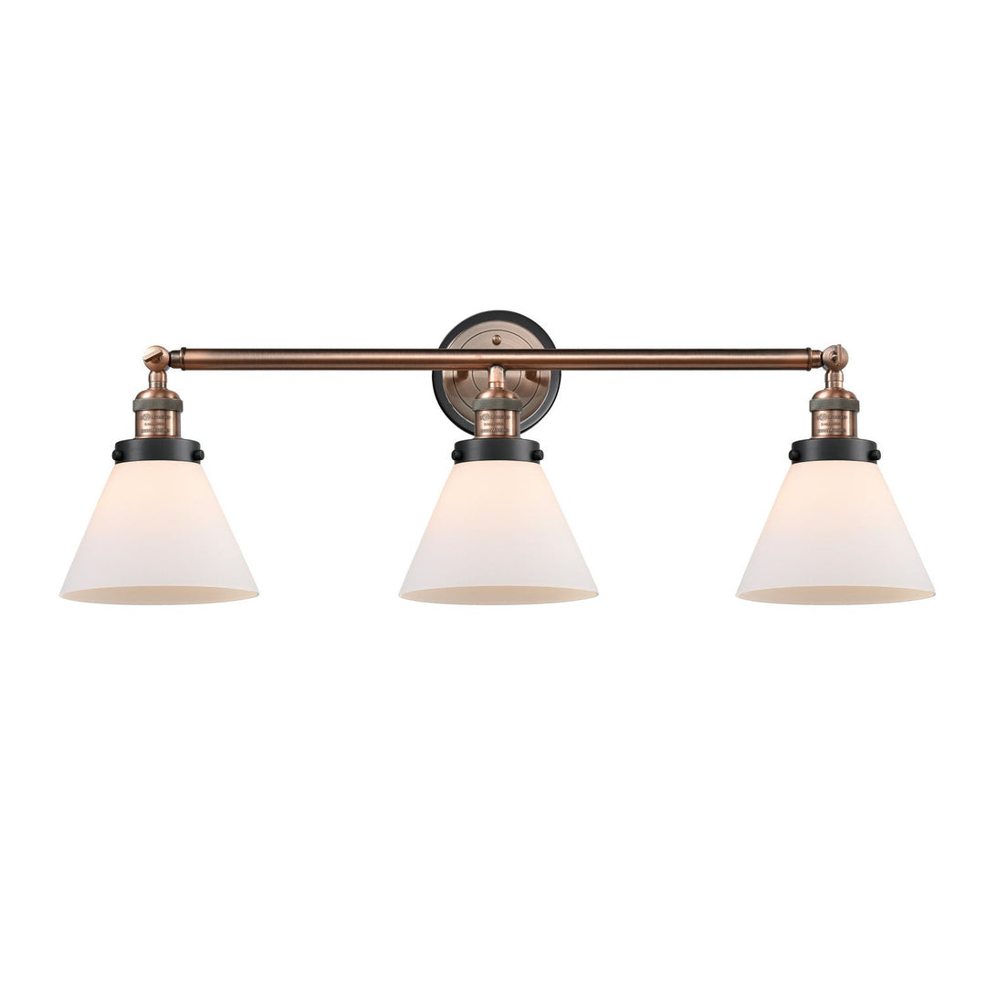 Innovations Franklin Restoration 205AC-BPBK-HRBK-G41 Bath Vanity Light 32 in. wide - Antique Copper