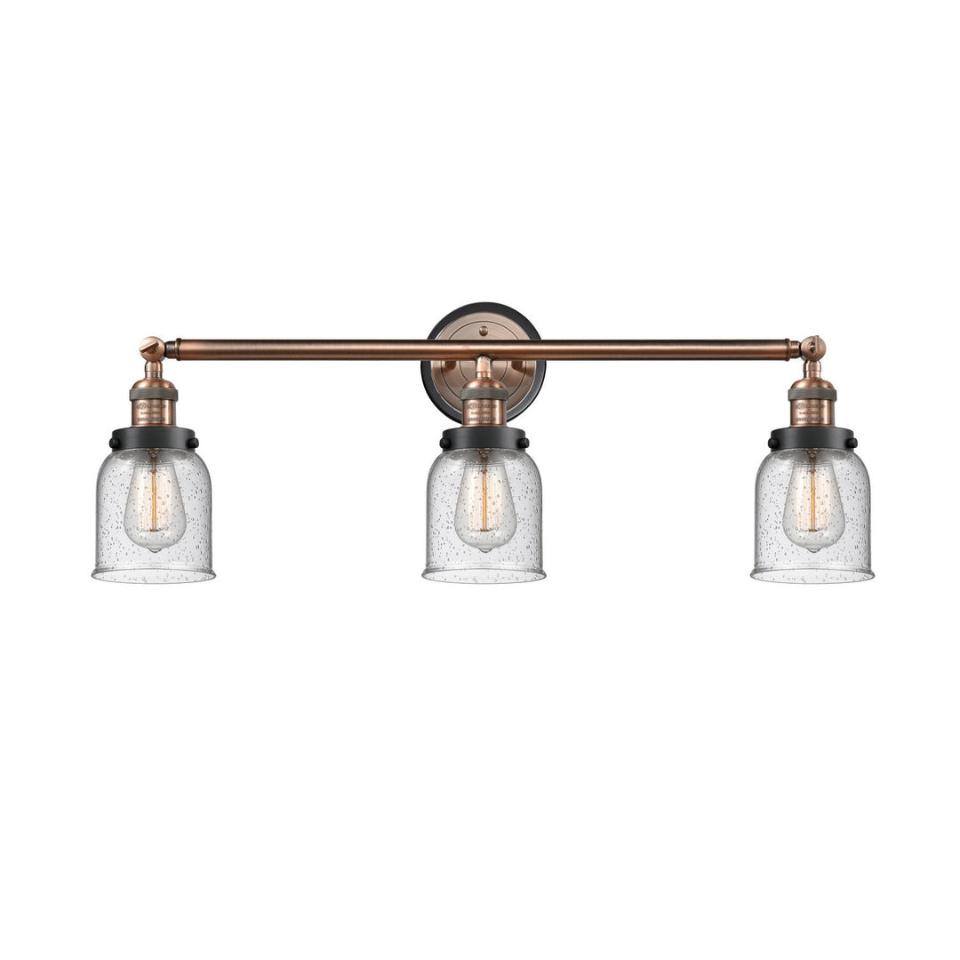 Innovations Franklin Restoration 205AC-BPBK-HRBK-G54 Bath Vanity Light 30 in. wide - Antique Copper