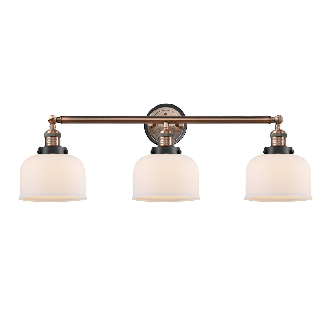 Innovations Franklin Restoration 205AC-BPBK-HRBK-G71 Bath Vanity Light 32 in. wide - Antique Copper