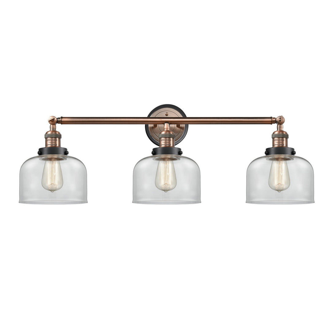 Innovations Franklin Restoration 205AC-BPBK-HRBK-G72 Bath Vanity Light 32 in. wide - Antique Copper