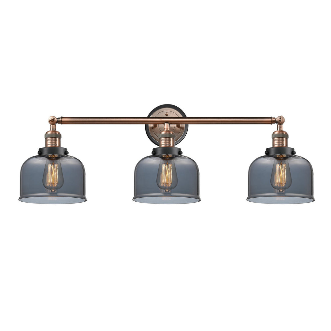 Innovations Franklin Restoration 205AC-BPBK-HRBK-G73 Bath Vanity Light 32 in. wide - Antique Copper