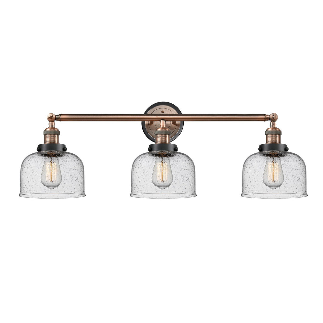 Innovations Franklin Restoration 205AC-BPBK-HRBK-G74 Bath Vanity Light 32 in. wide - Antique Copper