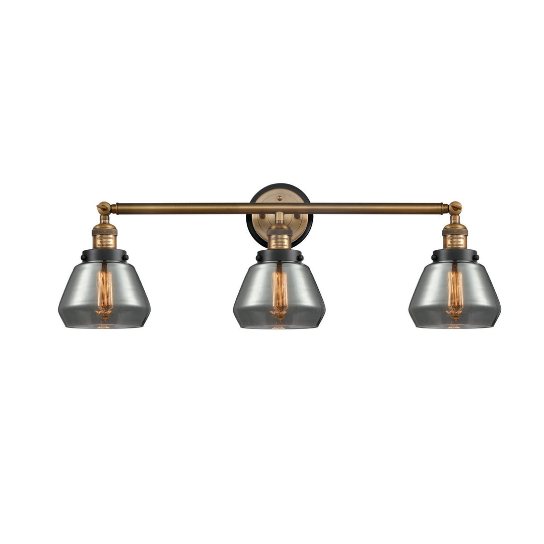 Innovations Franklin Restoration 205BB-BPBK-HRBK-G173 Bath Vanity Light 30 in. wide - Brushed Brass