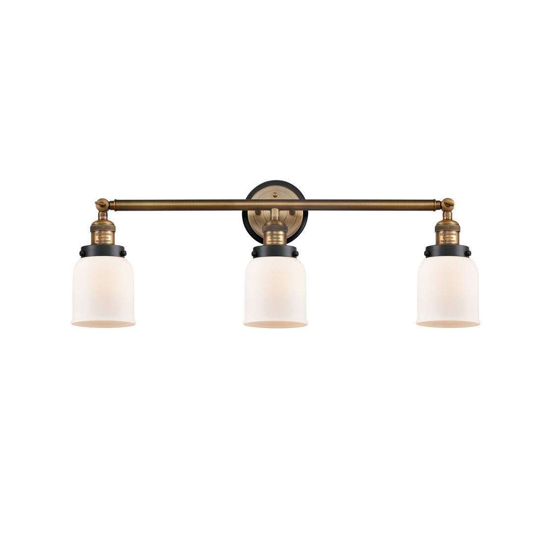 Innovations Franklin Restoration 205BB-BPBK-HRBK-G51 Bath Vanity Light 30 in. wide - Brushed Brass