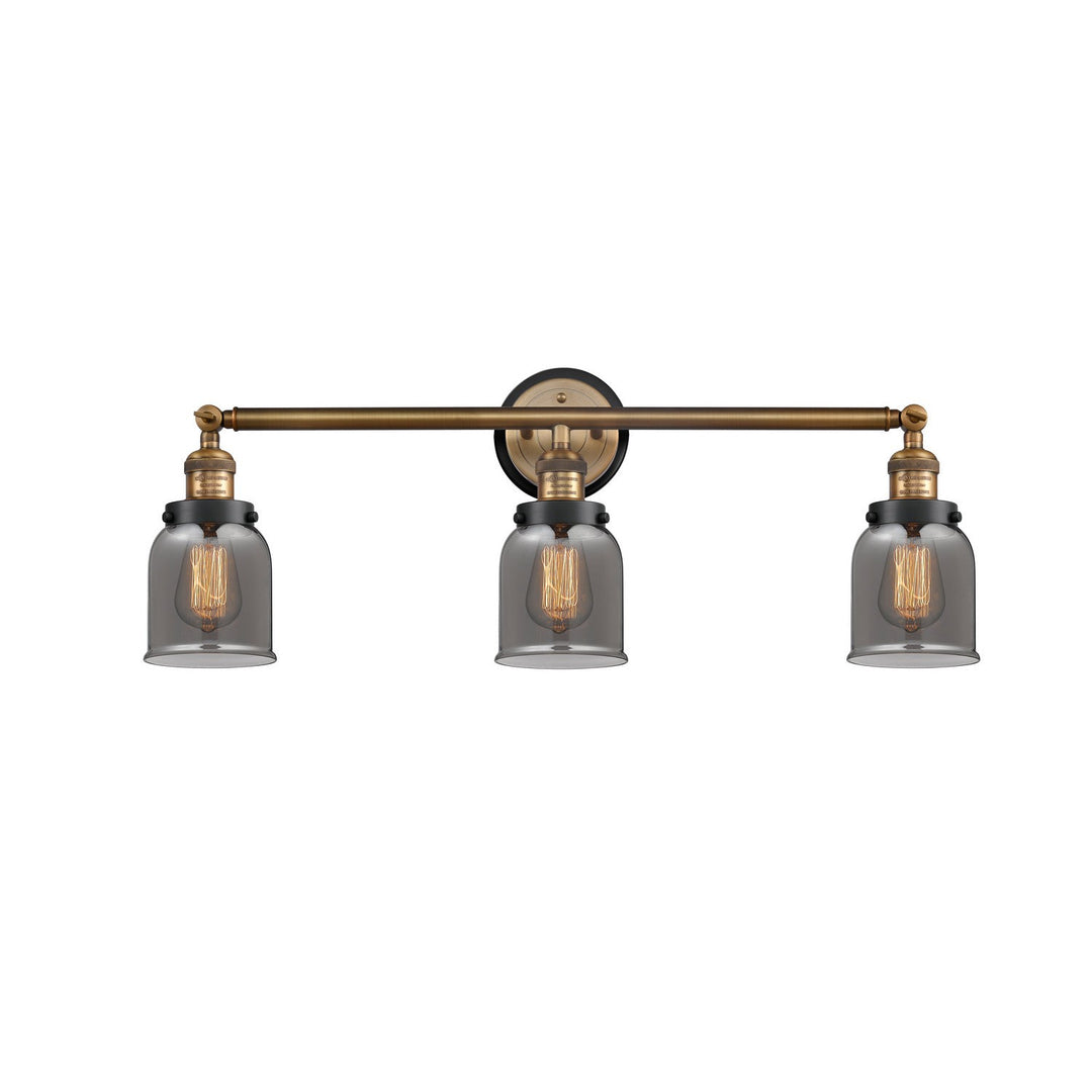 Innovations Franklin Restoration 205BB-BPBK-HRBK-G53 Bath Vanity Light 30 in. wide - Brushed Brass