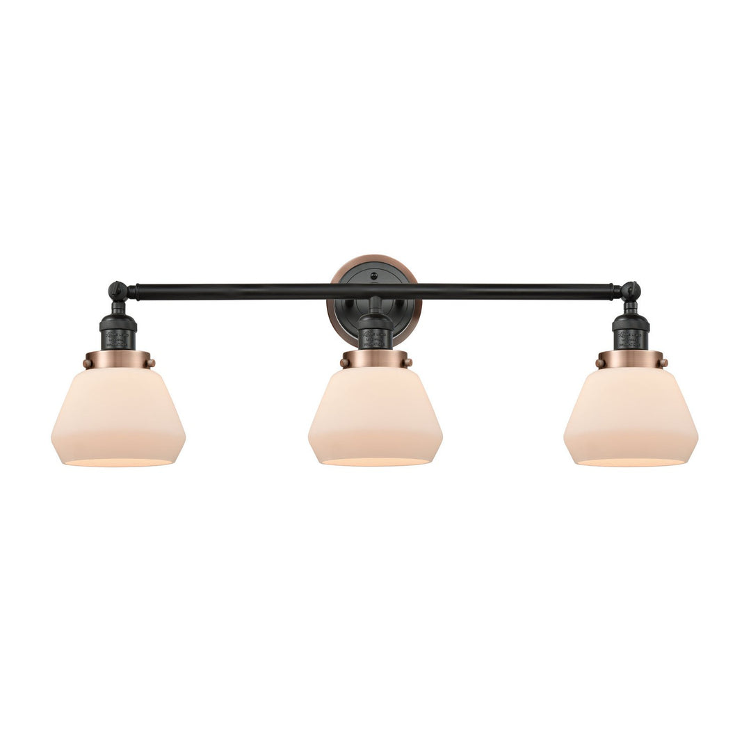 Innovations Franklin Restoration 205BK-BPAC-HRAC-G171 Bath Vanity Light 30 in. wide - Matte Black