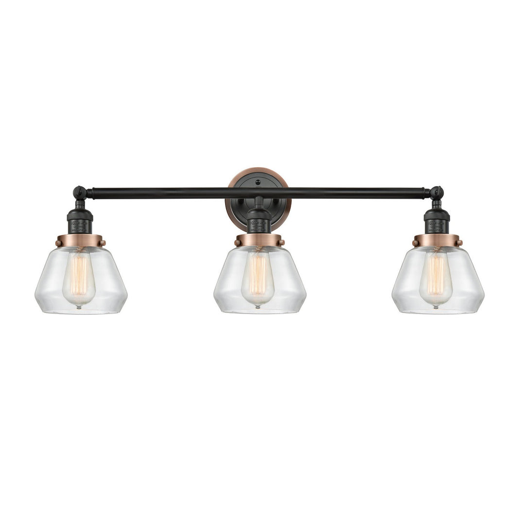 Innovations Franklin Restoration 205BK-BPAC-HRAC-G172 Bath Vanity Light 30 in. wide - Matte Black