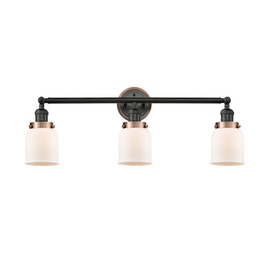 Innovations Franklin Restoration 205BK-BPAC-HRAC-G51 Bath Vanity Light 30 in. wide - Matte Black