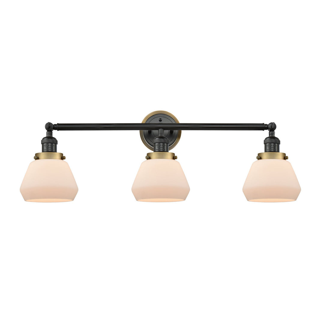Innovations Franklin Restoration 205BK-BPBB-HRBB-G171 Bath Vanity Light 30 in. wide - Matte Black