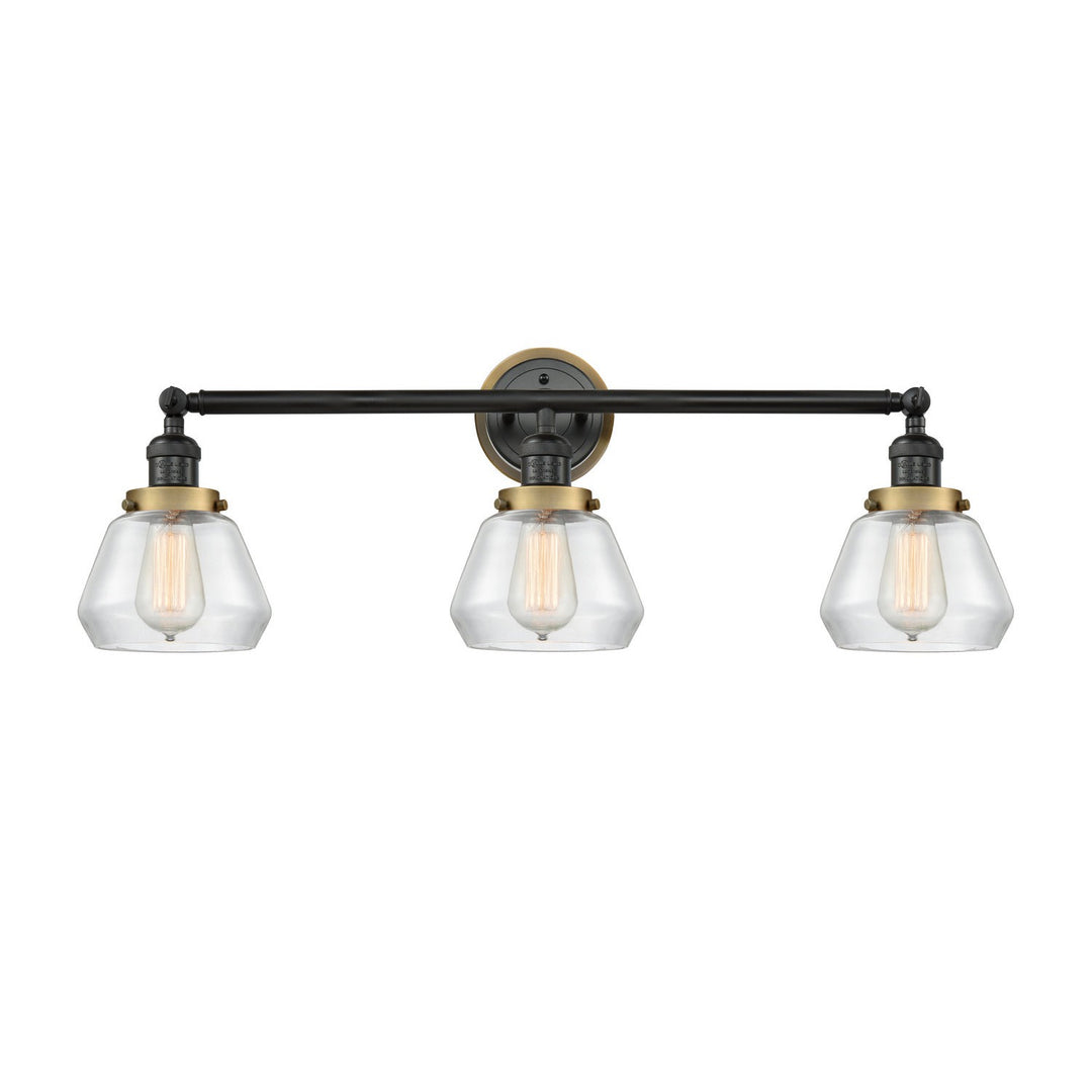 Innovations Franklin Restoration 205BK-BPBB-HRBB-G172 Bath Vanity Light 30 in. wide - Matte Black