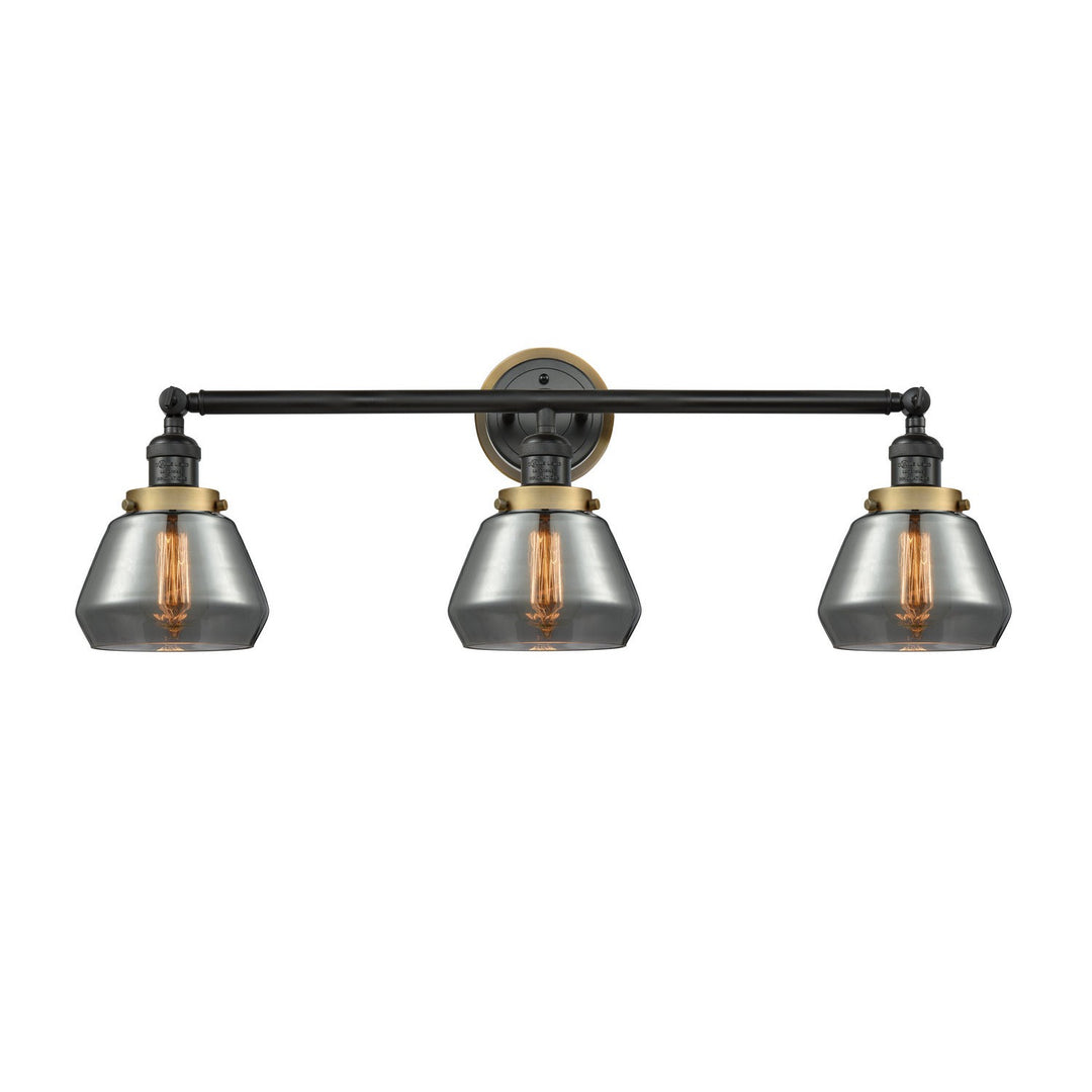 Innovations Franklin Restoration 205BK-BPBB-HRBB-G173 Bath Vanity Light 30 in. wide - Matte Black