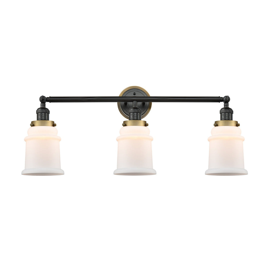 Innovations Franklin Restoration 205BK-BPBB-HRBB-G181 Bath Vanity Light 30 in. wide - Matte Black