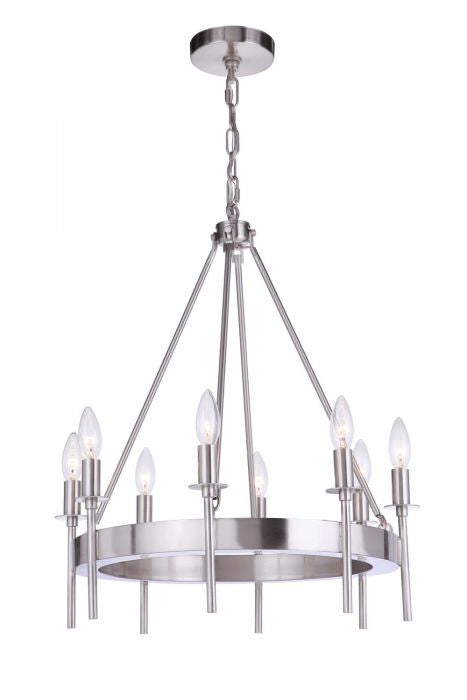 Craftmade Larrson 54328-BNK Chandelier Light - Brushed Polished Nickel