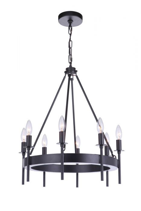 Craftmade Larrson 54328-FB Chandelier Light - Flat Black