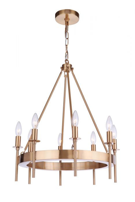 Craftmade Larrson 54328-SB Chandelier Light - Satin Brass