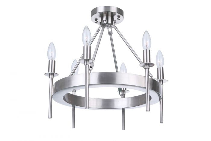 Craftmade Larrson 54356-BNK Ceiling Light - Brushed Polished Nickel