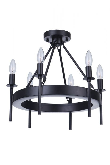 Craftmade Larrson 54356-FB Ceiling Light - Flat Black