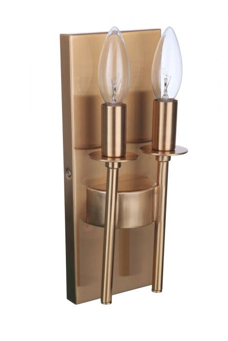 Craftmade Larrson 54362-SB Wall Sconce Light - Satin Brass