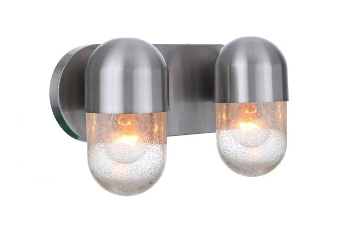 Craftmade Pill 55002-BNK Bath Vanity Light 14 in. wide - Brushed Polished Nickel