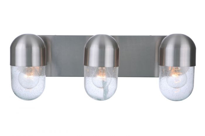 Craftmade Pill 55003-BNK Bath Vanity Light 23 in. wide - Brushed Polished Nickel