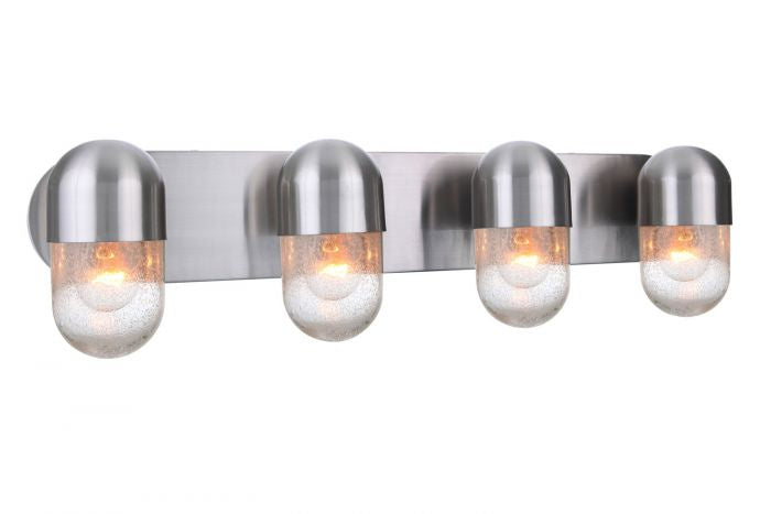 Craftmade Pill 55004-BNK Bath Vanity Light 32 in. wide - Brushed Polished Nickel