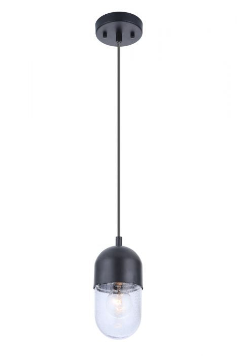 Craftmade Pill 55091-FB Pendant Light - Flat Black