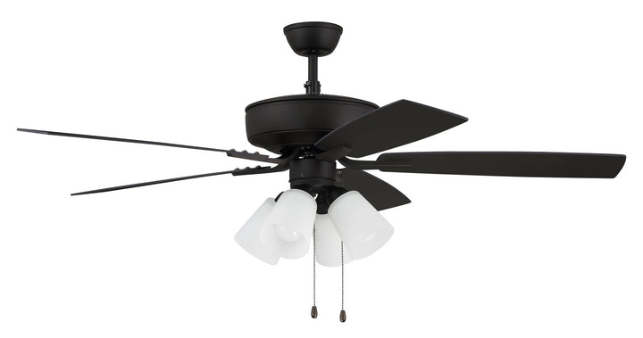 Craftmade Pro Plus 114 P114ESP5-52ESPWLN Ceiling Fan 52 - Espresso, Espresso/Walnut/